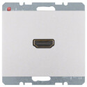 BER3315437003 / HDMI Steckdose m 90° Stcka. K.5 Alu /...