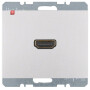 BER3315437003 / HDMI Steckdose m 90° Stcka. K.5 Alu / EAN 4011334378372