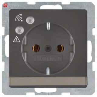 BER41086086 / Steckdose SCHUKO Üspgsch. Q.1 anthrazit / EAN 4011334379850