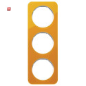 BER10132339 / Rahmen 3fach R.1 Acryl orange Transl. pw /...
