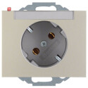 BER47287104 / Steckdose SCHUKO 45° m BF K.5 edelstahl...