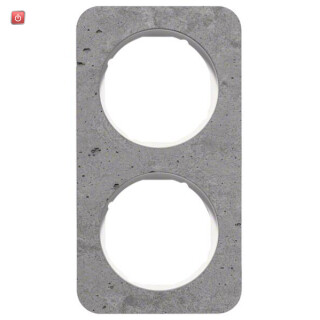 BER10122379 / Rahmen 2fach R.1 Beton pw / EAN 4011334412885
