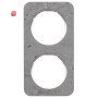 BER10122379 / Rahmen 2fach R.1 Beton pw / EAN 4011334412885