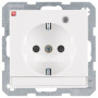 BER41106089 / Steckdose SCHUKO LED BSF erh BS Q.1/3 pw / EAN 4011334360988