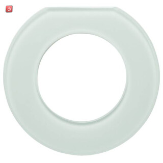 BER109219 / Glasendrahmen 1fach Serie Glas polarweiß / EAN 4011334440345
