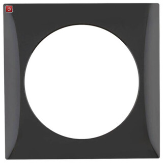 BER918272510 / Rahmen 1fach Integro Flow schwarz glänz / EAN 4011334338185