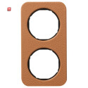 BER10122364 / Rahmen 2fach R.1 Leder braun schw / EAN...