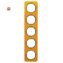 BER10152334 / Rahmen 5fach R.1 Acryl orange transp. sw / EAN 4011334400103