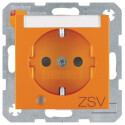 BER41101914 / Steckdose SCHUKO LED BSF BS S1/B3/7 oran /...