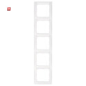 BER10159919 / Rahmen 5fach mit BF senkr. S.1 pw matt /...