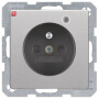 BER6765096084 / Steckdose m SK-Stift LED Q.1/Q.3 alu / EAN 4011334443834