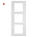 BER10136914 / Rahmen 3fach B.7 Alu/polarweiß / EAN...