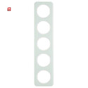 BER10152109 / Rahmen 5fach R.1 Glas polarweiß / EAN...