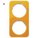 BER10122339 / Rahmen 2fach R.1 Acryl orange Trans. pw /...