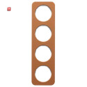 BER10142369 / Rahmen 4fach R.1 Leder braun pw / EAN...