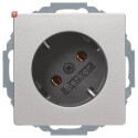 BER47276084 / Steckdose SCHUKO 45° Q.1/Q.3 alu / EAN...