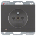 BER6765107006 / Steckdose m SK-Stift LED K.1 anth / EAN...