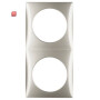 BER918262524 / Rahmen 2fach Integro Flow edelstahl lack / EAN 4011334334583