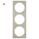 BER10132214 / Rahmen 3fach R3 E-Stahl pw / EAN 4011334393207