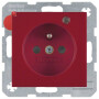 BER6765098915 / Steckdose m SK-Stift LED S.1/B.3/B.7 rot / EAN 4011334362739