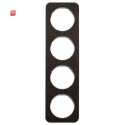 BER10142359 / Rahmen 4fach R.1 Raucheiche pw / EAN...