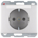 BER47387003 / Steckdose SCHUKO m BF u. erh.BS K.5 Alu /...
