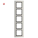 BER10153606 / Rahmen 5fach B.7 Edelstahl/anthrazit / EAN...