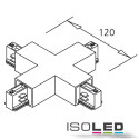 ISO117657 / 3-Phasen X-Verbinder, silber / 9009377022081