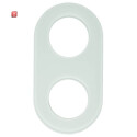 BER110209 / Rahmen 2fach Serie Glas polarweiß / EAN...