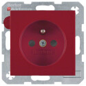 BER6768768962 / Steckdose m SK-Stift e BS S.1/B.3/B7 rot...