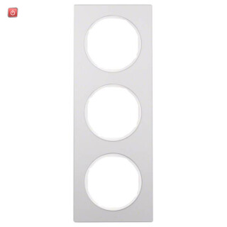 BER10132274 / Rahmen 3fach R3 Alu pw / EAN 4011334393252