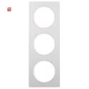 BER10132274 / Rahmen 3fach R3 Alu pw / EAN 4011334393252