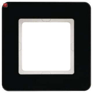 BER10116076 / Rahmen 1fach Q.7 Glas schw / EAN 4011334449935