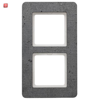 BER10126020 / Rahmen 2fach Q.7 Beton Strukturiert / EAN 4011334459743