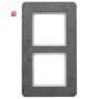 BER10126020 / Rahmen 2fach Q.7 Beton Strukturiert / EAN 4011334459743