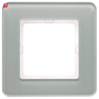 BER10116079 / Rahmen 1fach Q7 Glas pw / EAN 4011334449836