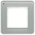 BER10116079 / Rahmen 1fach Q7 Glas pw / EAN 4011334449836