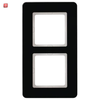 BER10126076 / Rahmen 2fach Q.7 Glas schw / EAN 4011334449942