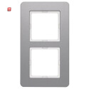 BER10126074 / Rahmen 2fach Q.7 Alu gestrahlt / EAN...