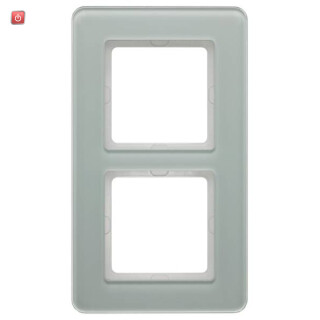 BER10126079 / Rahmen 2fach Q.7 Glas pw / EAN 4011334449843