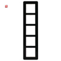 BER10156076 / Rahmen 5fach, Q.7, Glas schwarz / EAN...
