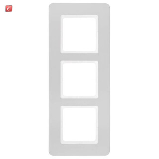 BER10136184 / Rahmen 3fach Q.7 Alu samt lackiert / EAN 4011334481126