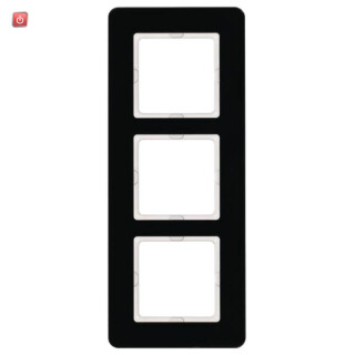 BER10136076 / Rahmen 3fach Q.7 Glas schw / EAN 4011334449959