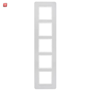 BER10156184 / Rahmen 5fach, Q.7, alu samt lackiert / EAN 4011334481201