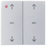 BER80961383 / Abdeck. Tast.-M. 2f. Pfeil S.1/B.x alu / EAN 4011334482246