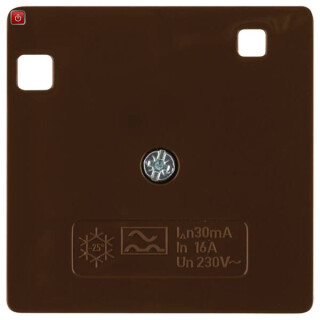 BER149601 / Z-PL F FI-SZ-Schalter braun glänzend / EAN 4011334459996