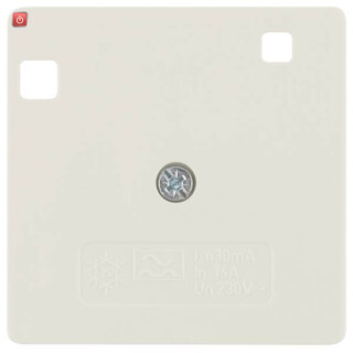BER149602 / Z-PL F FI-SZ-Schalter weiß glänzend / EAN 4011334459934