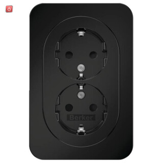 BER47592045 / D-Steckdose SCHUKO ADP erh.BS R.1 schw g / EAN 4011334453963