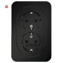 BER47592045 / D-Steckdose SCHUKO ADP erh.BS R.1 schw g /...
