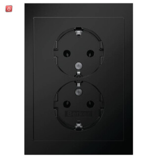 BER47742245 / D-Steckdose SCHUKO m ADP R.3 schw gl / EAN 4011334452782